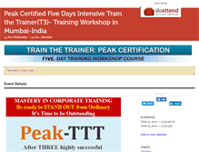 Tablet Screenshot of peak-train-the-trainer-mumbai.doattend.com
