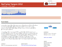 Tablet Screenshot of barcampyangon2012.doattend.com