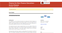Desktop Screenshot of financefornonfinanceaccra.doattend.com