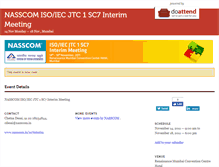 Tablet Screenshot of nasscom-sc7.doattend.com