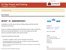 Tablet Screenshot of prayerworks.doattend.com