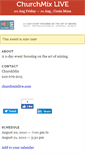 Mobile Screenshot of churchmixlive.doattend.com