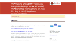 Desktop Screenshot of pmptrainingchina.doattend.com