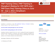 Tablet Screenshot of pmptrainingchina.doattend.com