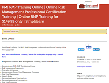 Tablet Screenshot of onlinepmirmptraining.doattend.com