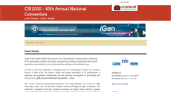 Desktop Screenshot of csi2010.doattend.com