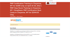 Desktop Screenshot of pmpbootcampcheyenne.doattend.com