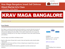 Tablet Screenshot of kravmagabangalore.doattend.com