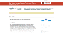 Desktop Screenshot of csmpune-certified-scrummaster.doattend.com