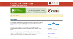 Desktop Screenshot of gnomeasia2011.doattend.com