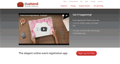 Desktop Screenshot of doattend.com