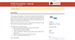 Desktop Screenshot of ipsasfoundationkenya.doattend.com