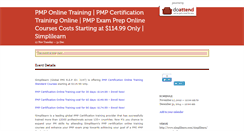 Desktop Screenshot of pmptrainingonline.doattend.com
