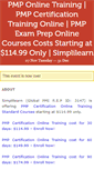 Mobile Screenshot of pmptrainingonline.doattend.com