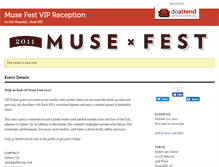 Tablet Screenshot of musefest.doattend.com