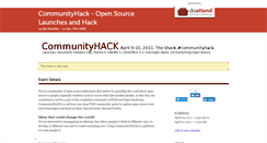 Desktop Screenshot of communityhack.doattend.com