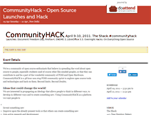 Tablet Screenshot of communityhack.doattend.com