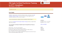 Desktop Screenshot of agilecertificationtrainingchicago.doattend.com