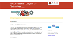 Desktop Screenshot of lafayette-lego-wednesdays.doattend.com