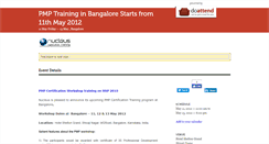 Desktop Screenshot of pmptraininginbangalore.doattend.com