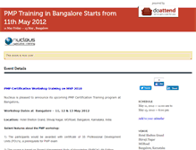 Tablet Screenshot of pmptraininginbangalore.doattend.com