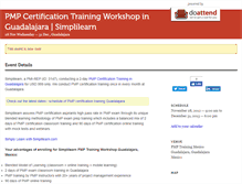 Tablet Screenshot of pmptrainingguadalajara.doattend.com