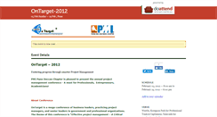 Desktop Screenshot of ontarget-2012.doattend.com