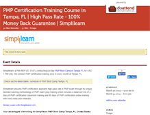 Tablet Screenshot of pmpbootcamptampa.doattend.com