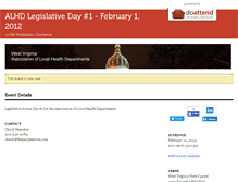 Tablet Screenshot of alhdday1.doattend.com