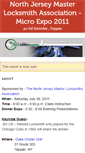 Mobile Screenshot of njlocksmithexpo.doattend.com